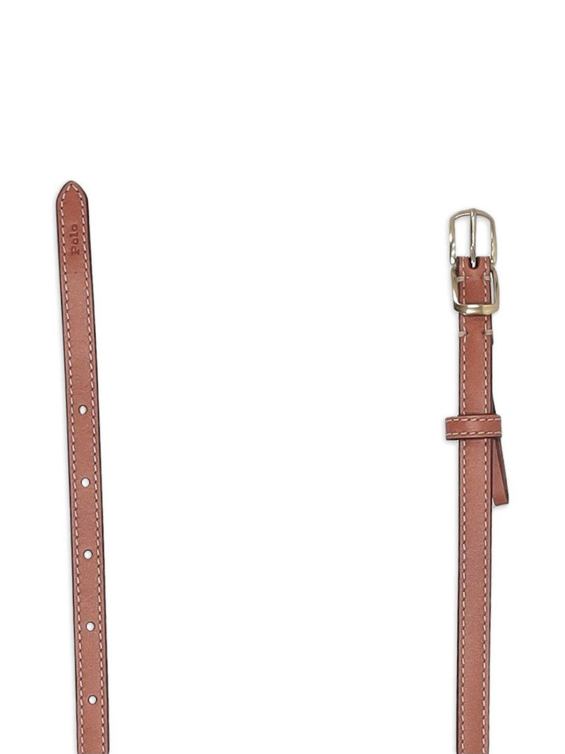 buckle leather belt 4