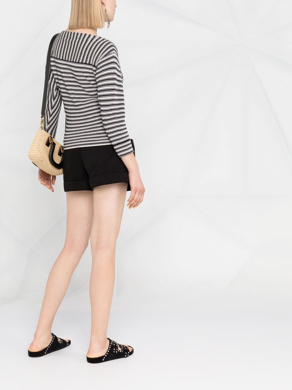 striped knit jumper - 4