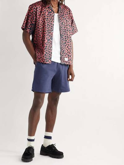 WTAPS Night Vision Camp-Collar Leopard-Print Cotton-Twill Shirt outlook