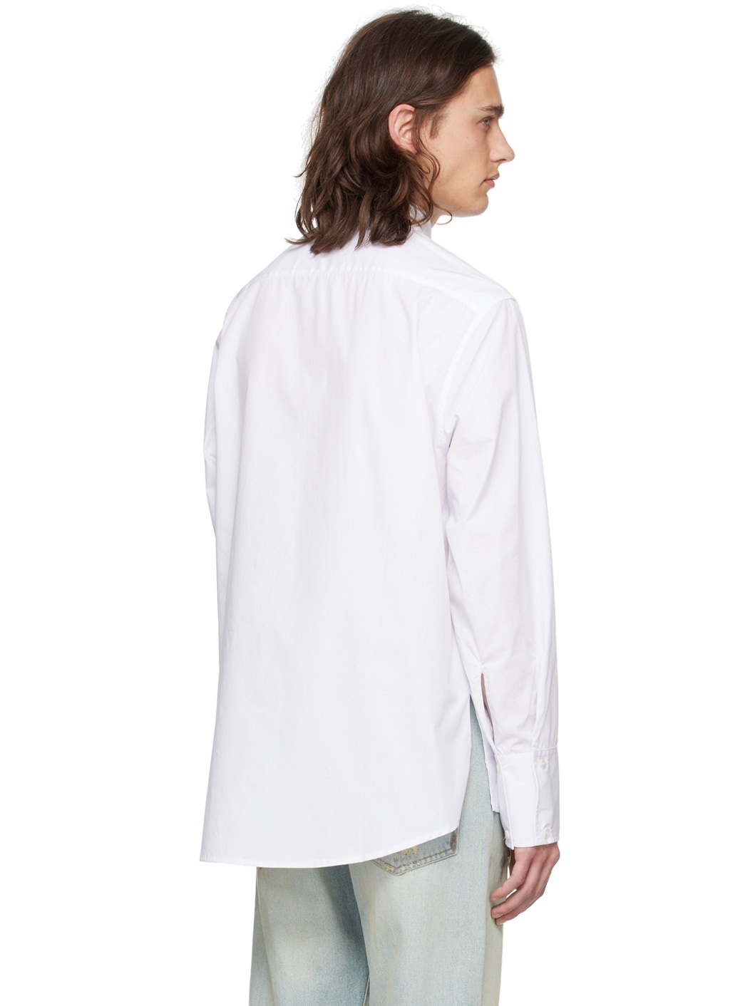 White Embroidered Shirt - 3