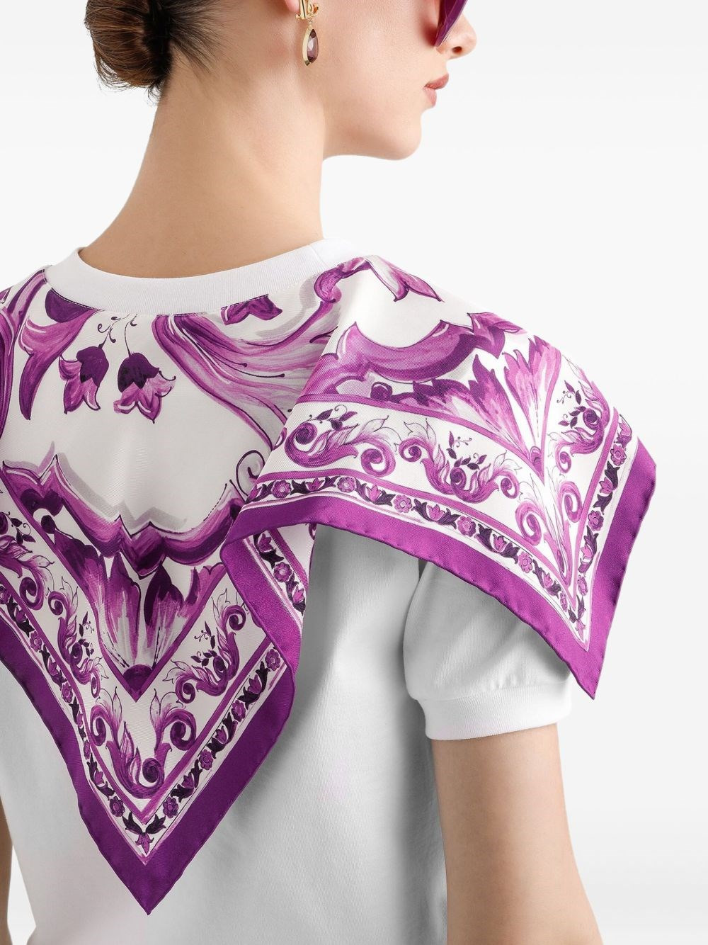 T-shirt with scarf - 2