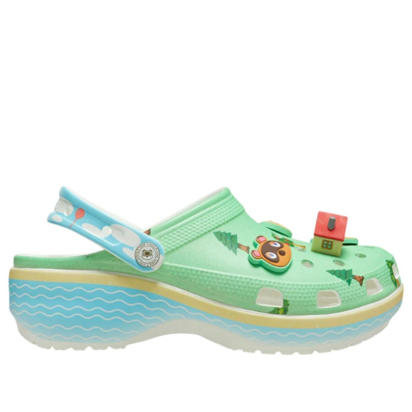 (WMNS) Crocs Platform Clog 'Animal Crossing' 210101-90H - 3