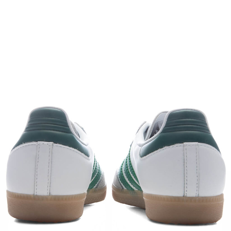 adidas Originals WOMEN'S SAMBA OG - CLOUD WHITE/BOLD GREEN/COLLEGIATE GREEN outlook