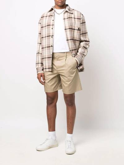 A.P.C. mid-rise cotton chino shorts outlook