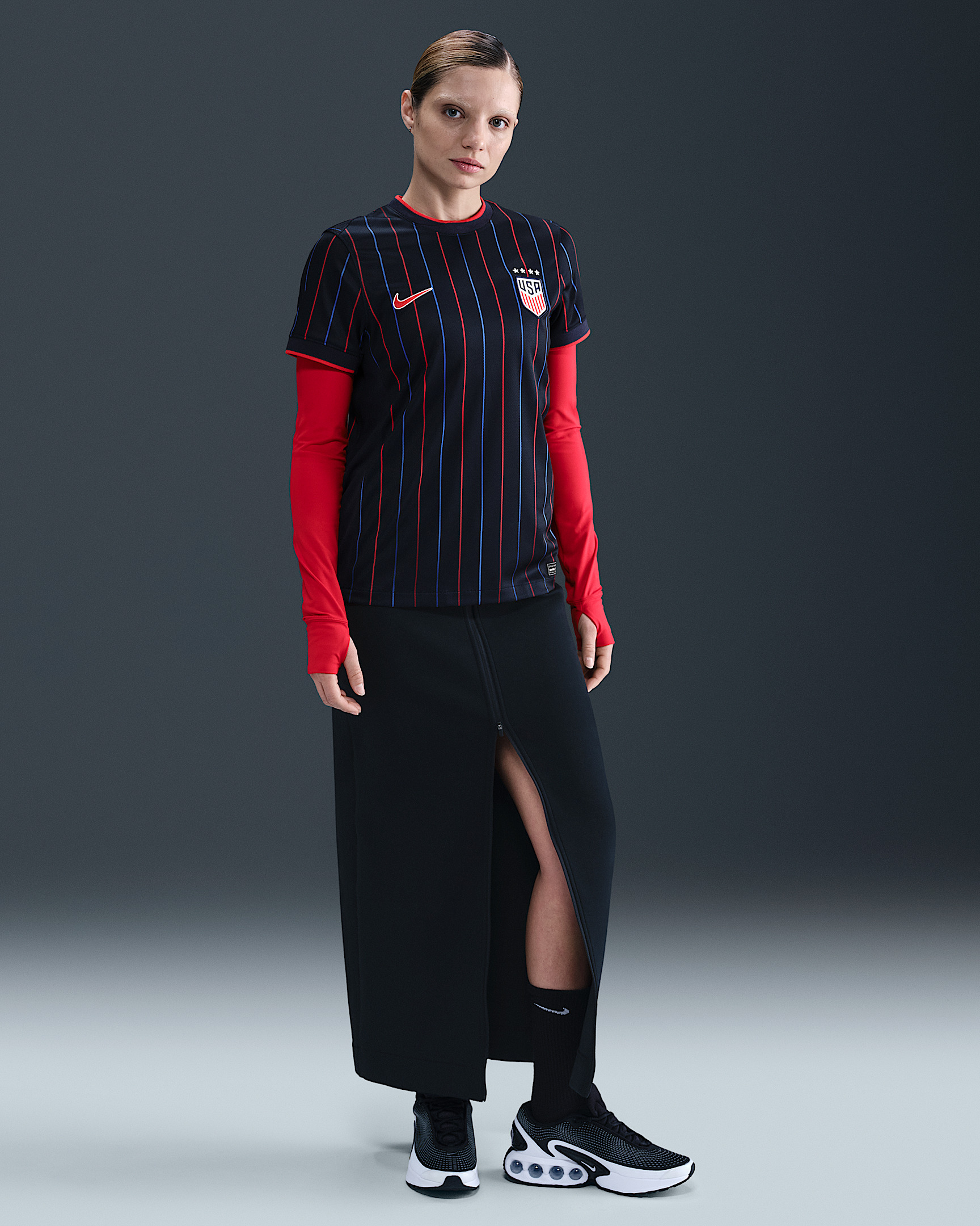 USWNT 2025 Stadium Away (Women's Team) Women's Nike Dri-FIT Soccer Replica Jersey - 4