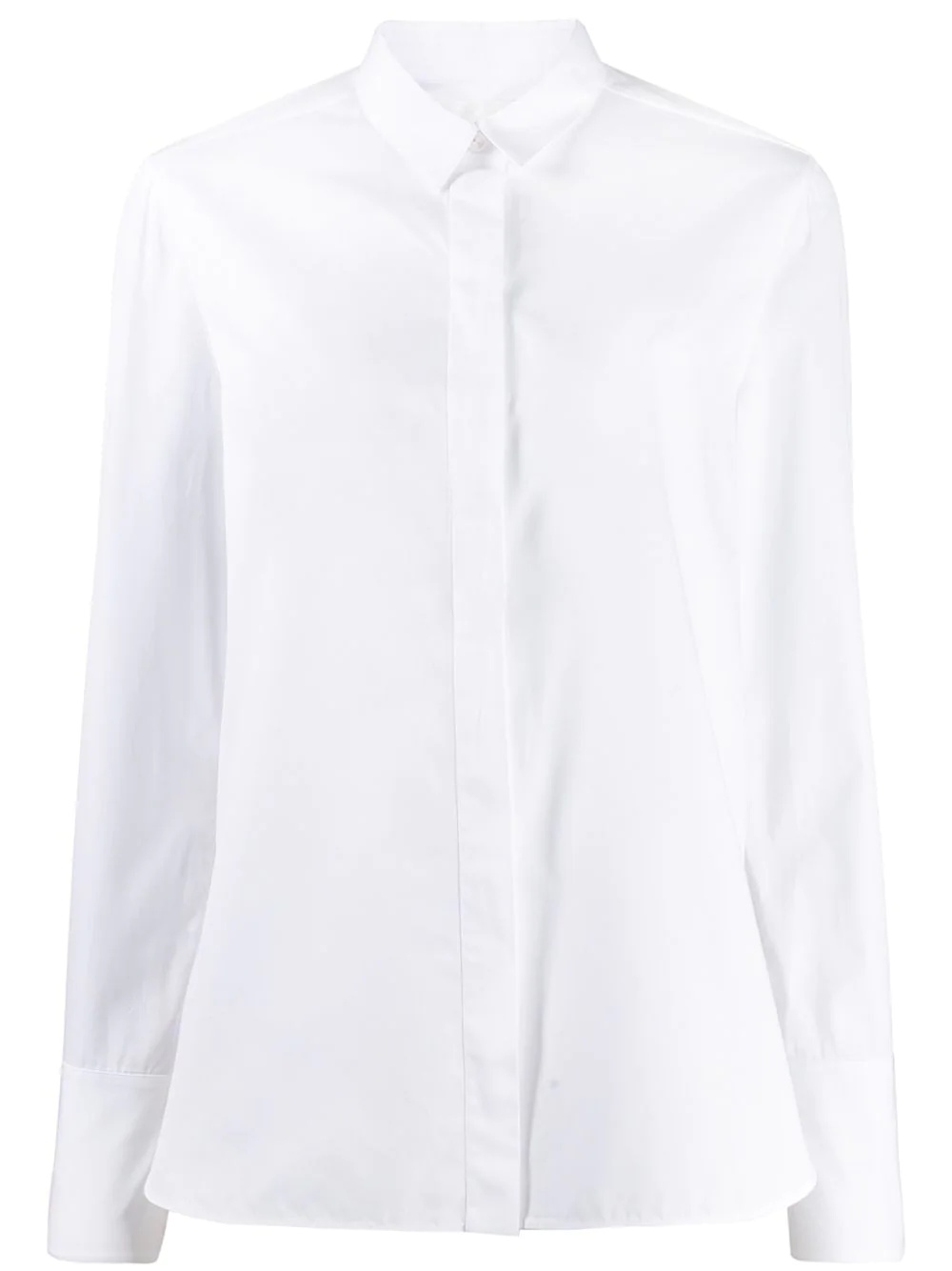 plain longsleeved shirt - 1