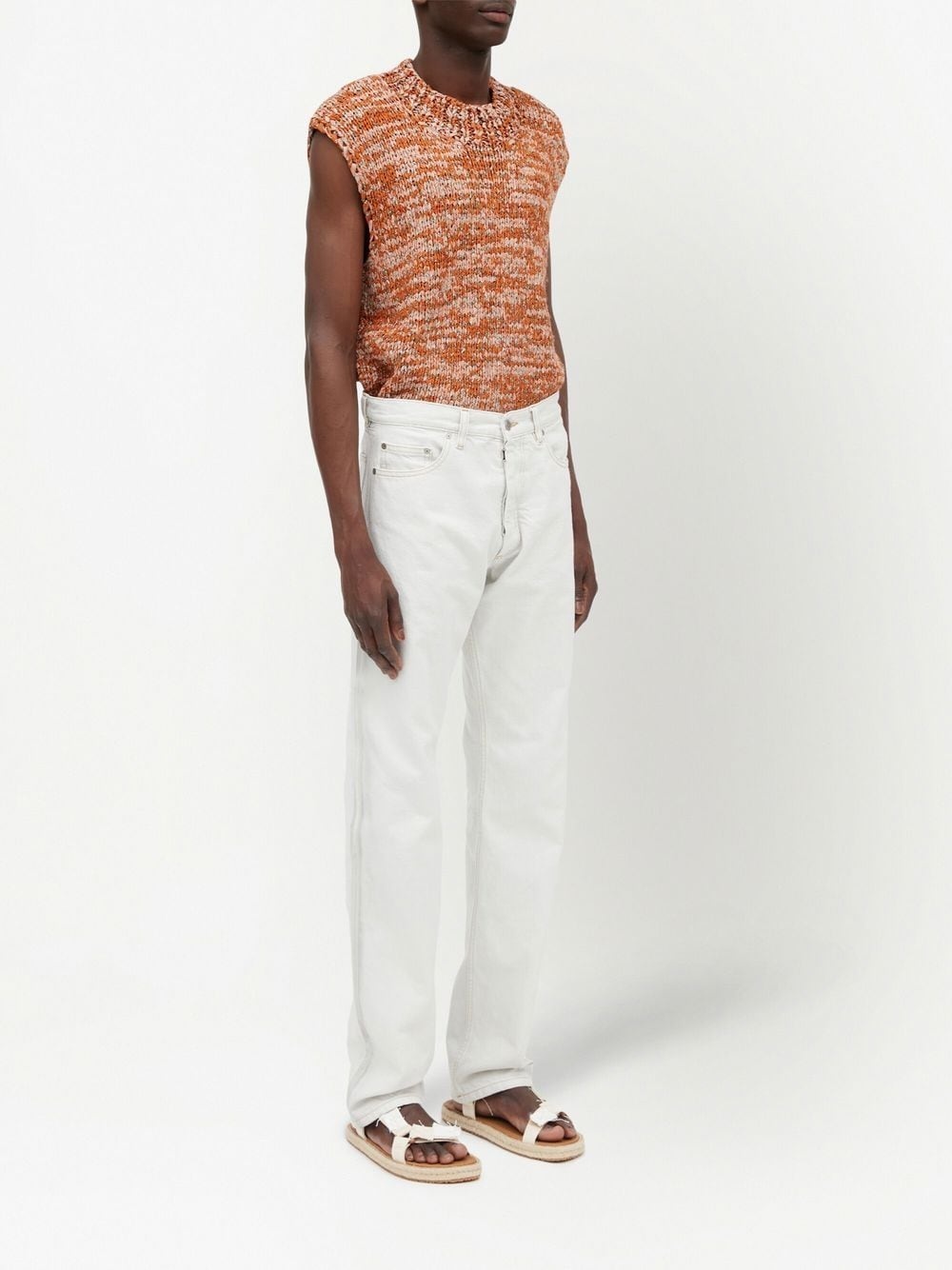 STRAIGHT-LEG MID-RISE JEANS - 3