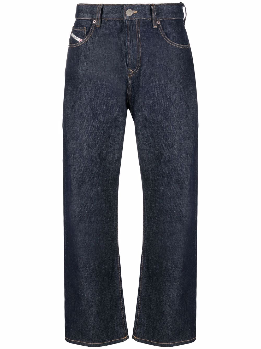 1999 low-rise straight-leg jeans - 1