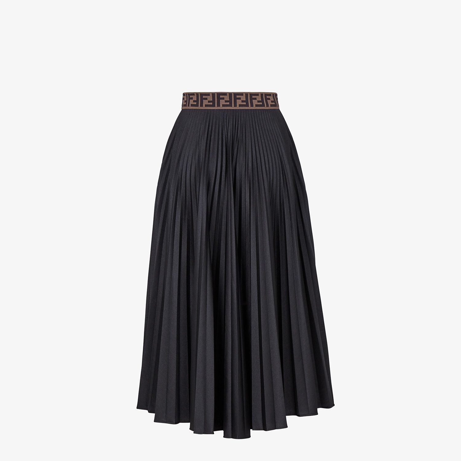 Black tech jersey skirt - 2