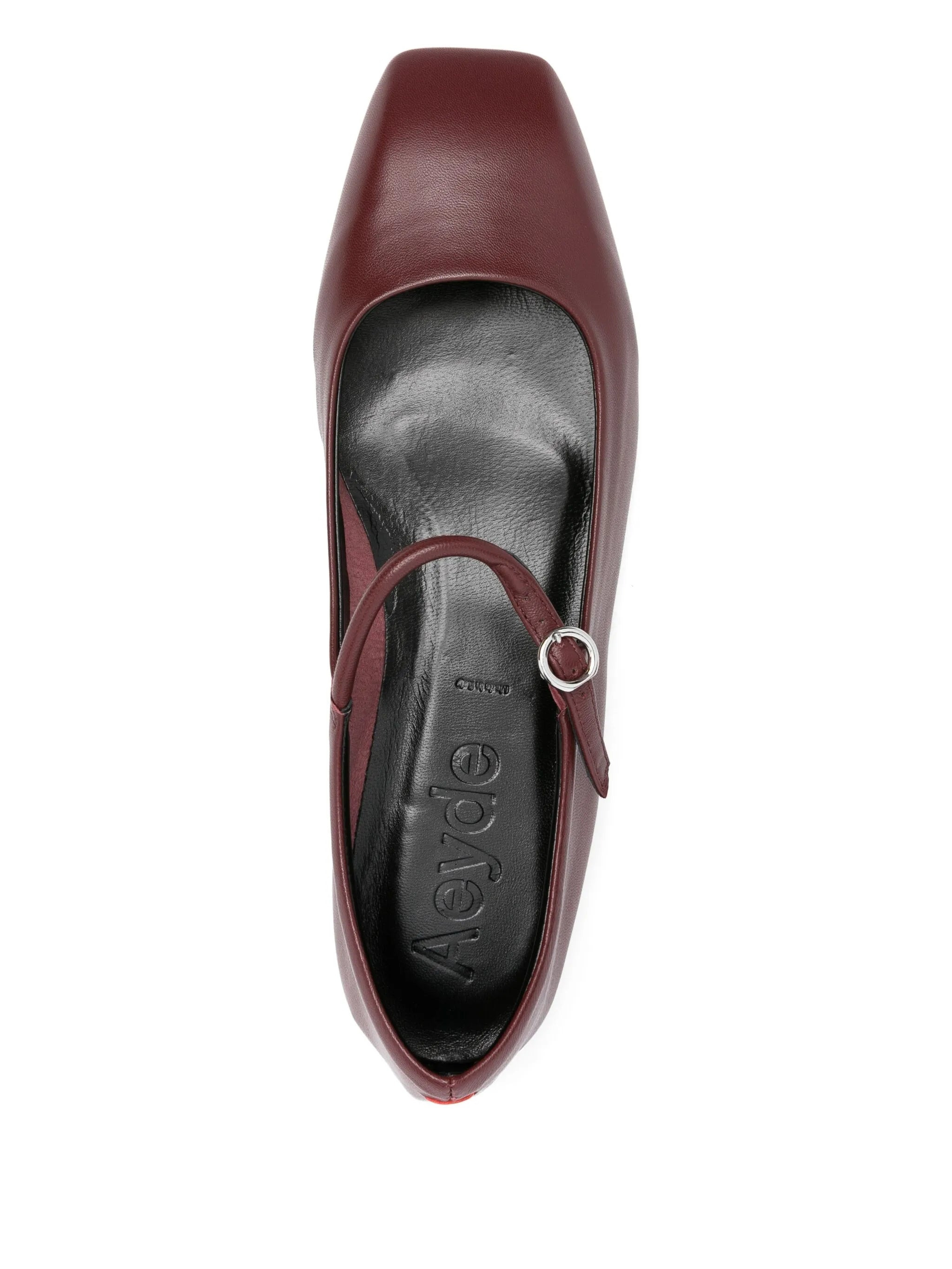 Aeyde Leather Buckle Flat Pumps - 3