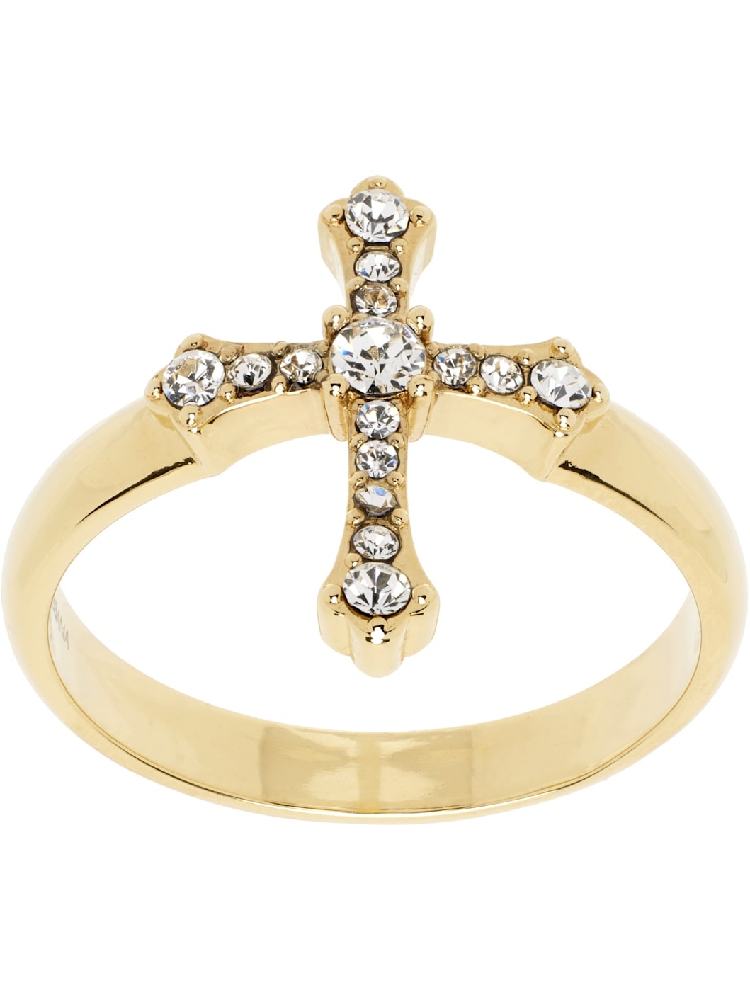Gold Cross Ring - 1