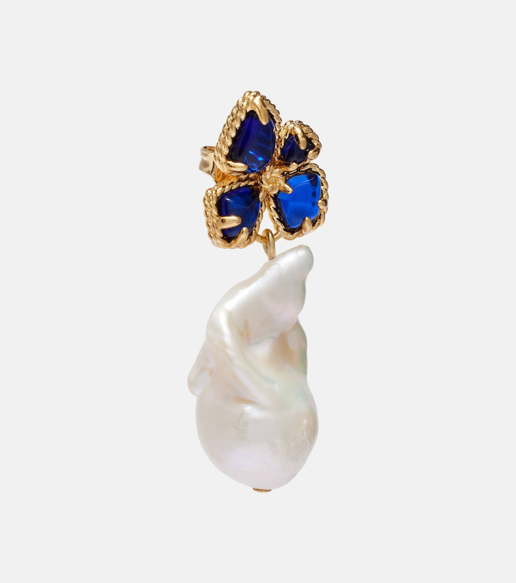 Bloom Baroque pearl drop earrings - 2