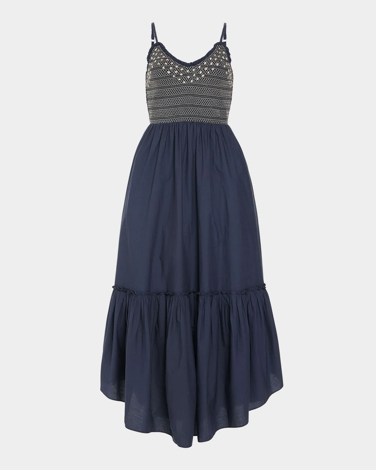 Lucia Smocked Maxi Dress - 1