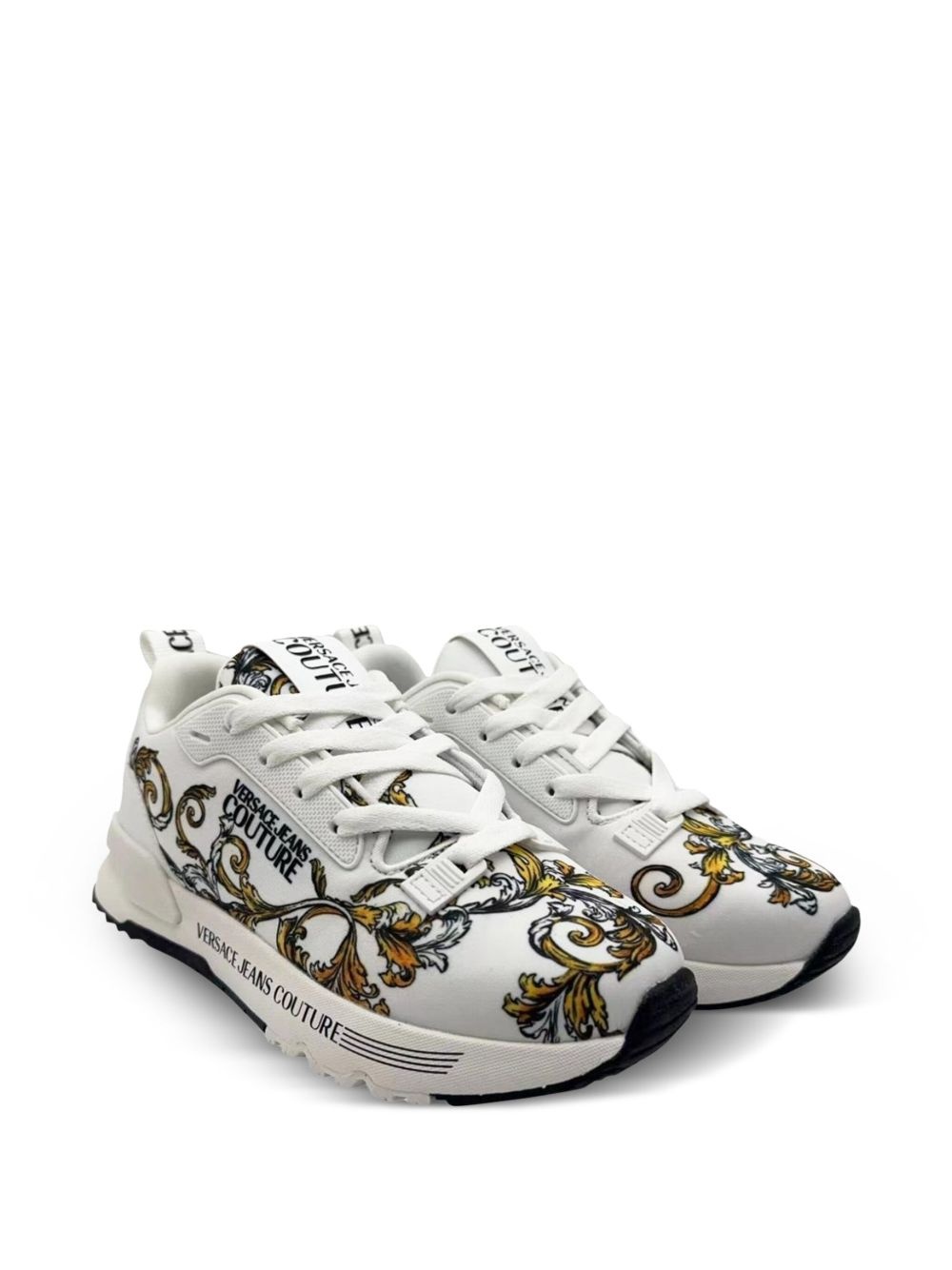 Barocco-print sneakers - 2