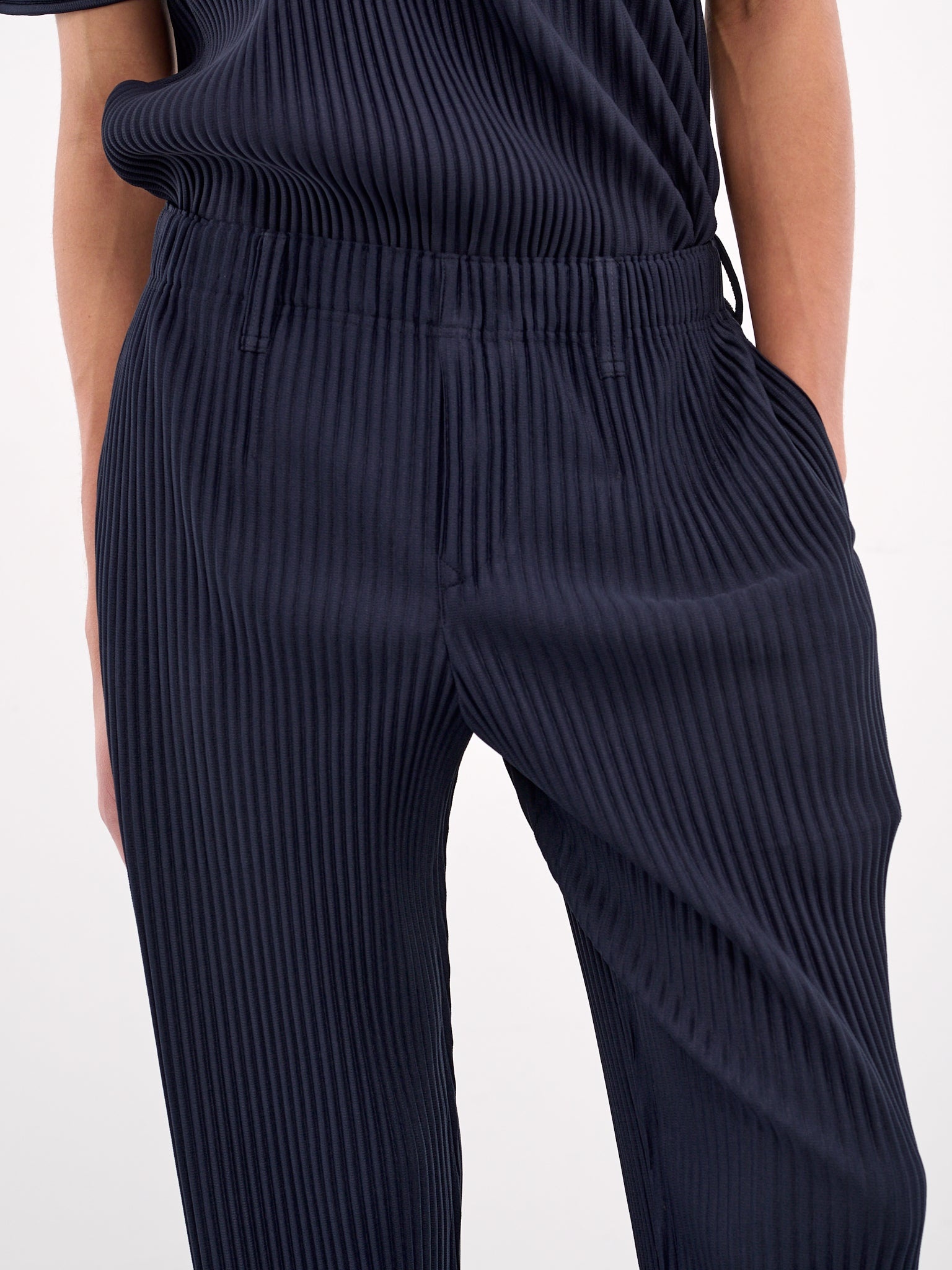 Basic Pleated Trousers - 5