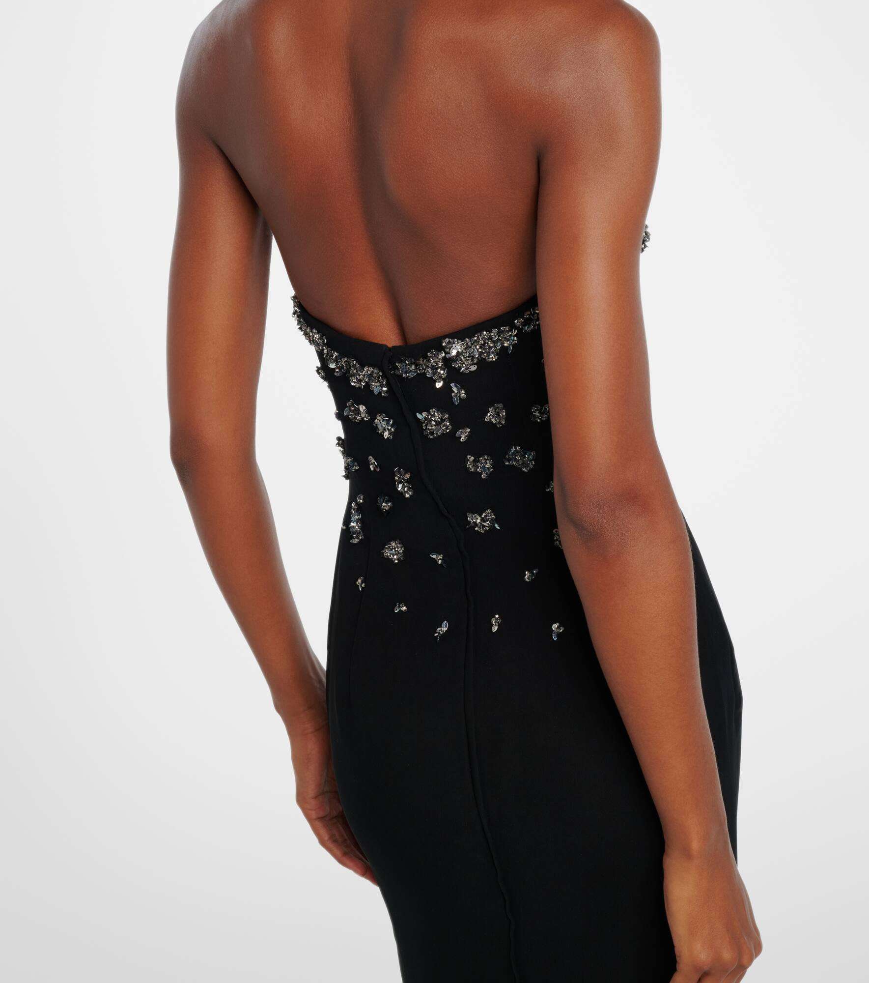 Embellished strapless gown - 6