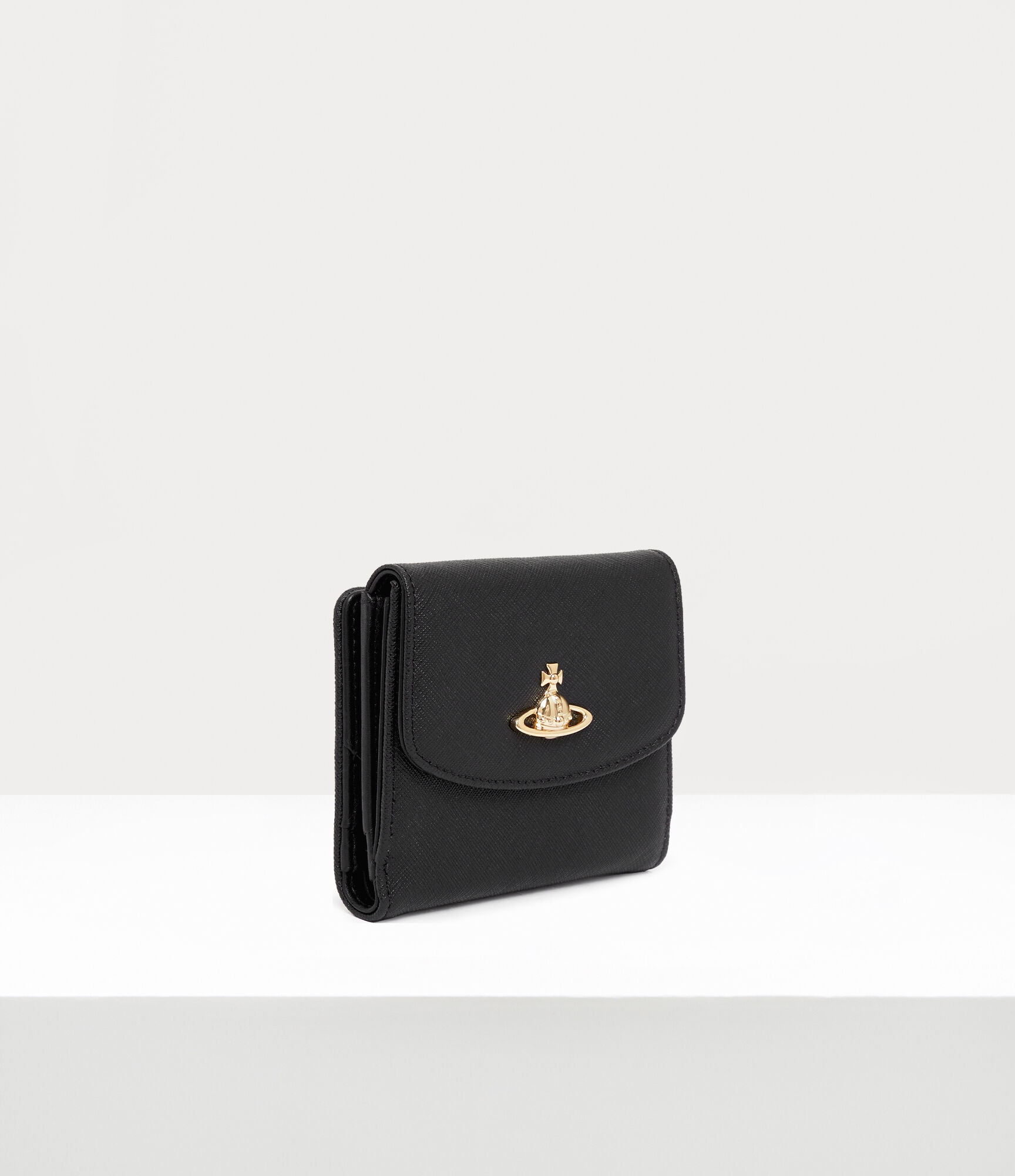 Vivienne Westwood Saffiano orb-logo leather wallet