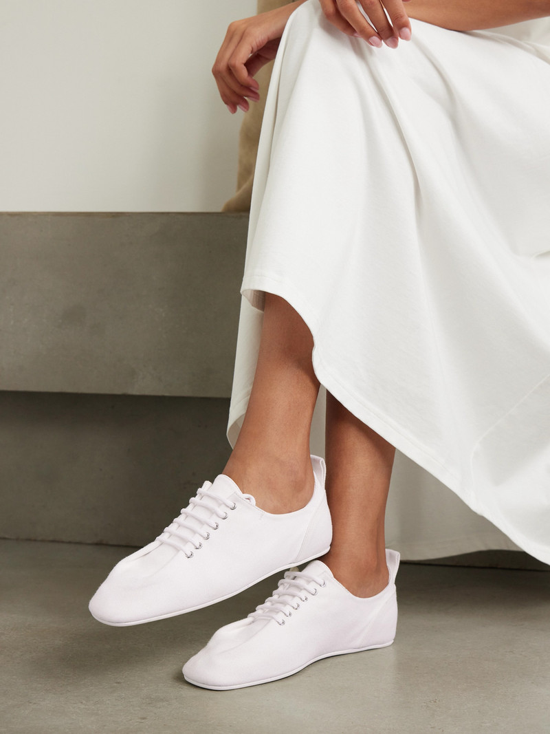 TOTEME Recycled Cotton-twill Sneakers outlook