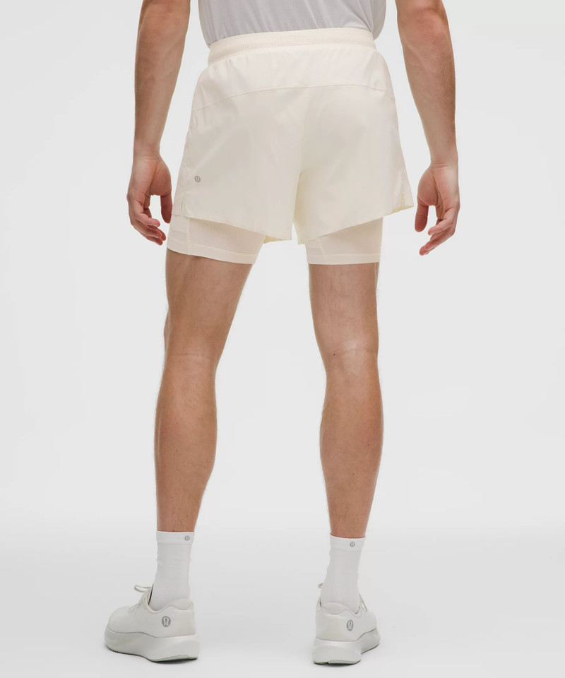 Perforated Lined Running Short 5" 3
