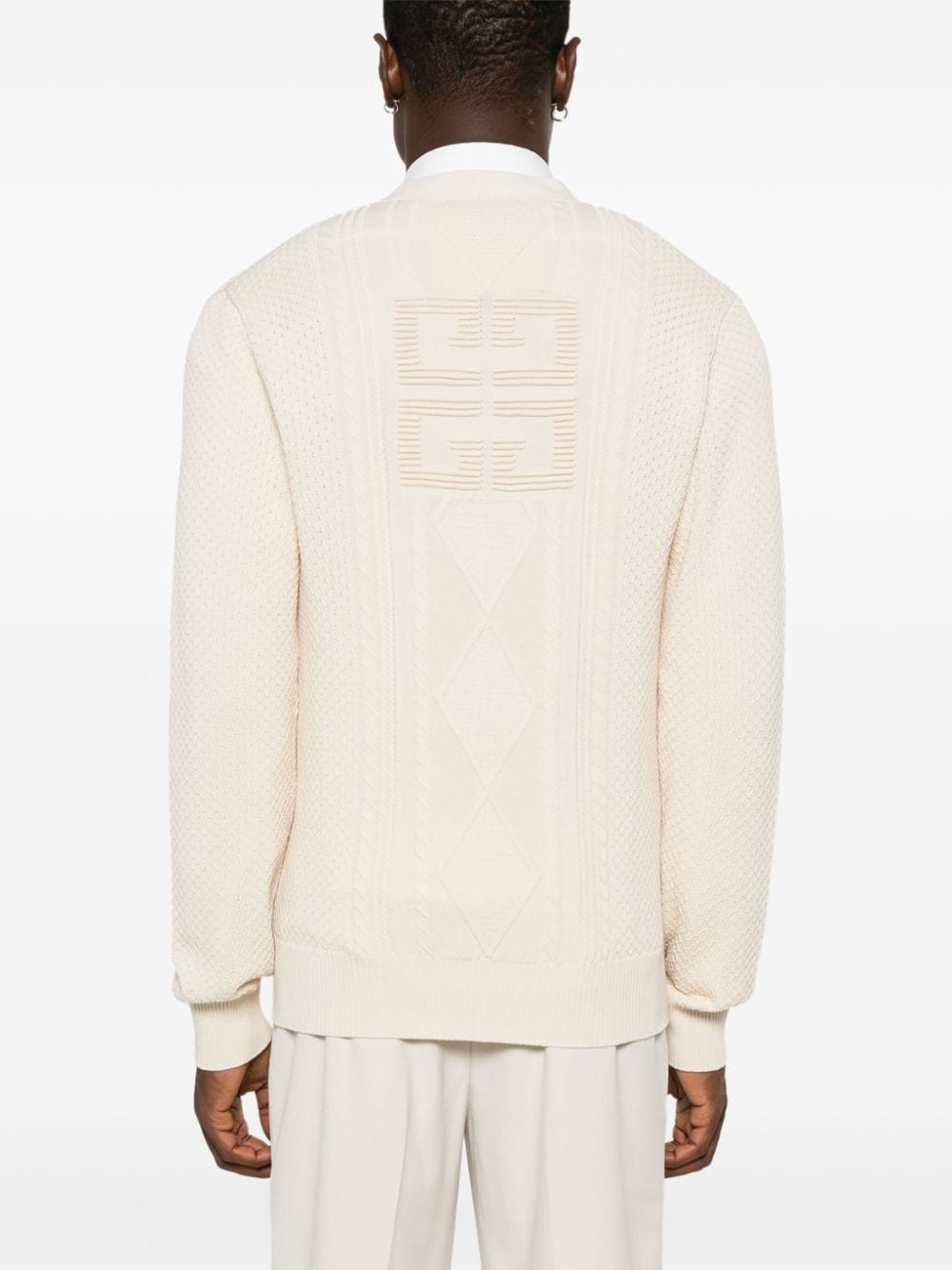 4G cable-knit cardigan - 4