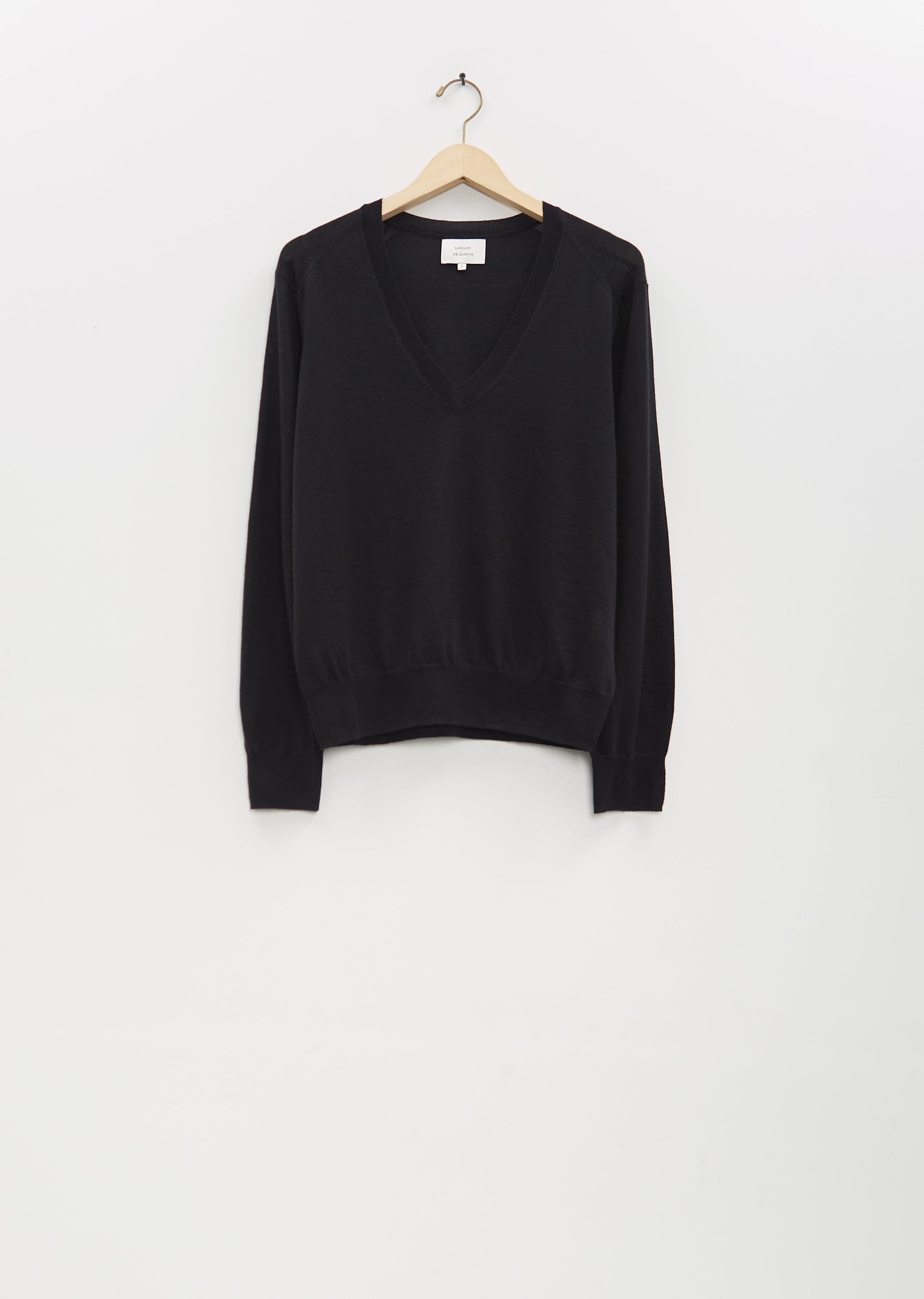 Julio Lightweight Cashmere Sweater — Black - 5