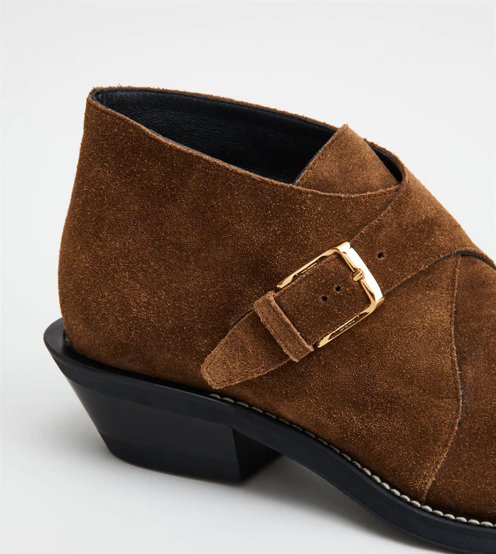 MONKSTRAPS IN SUEDE - BROWN - 6