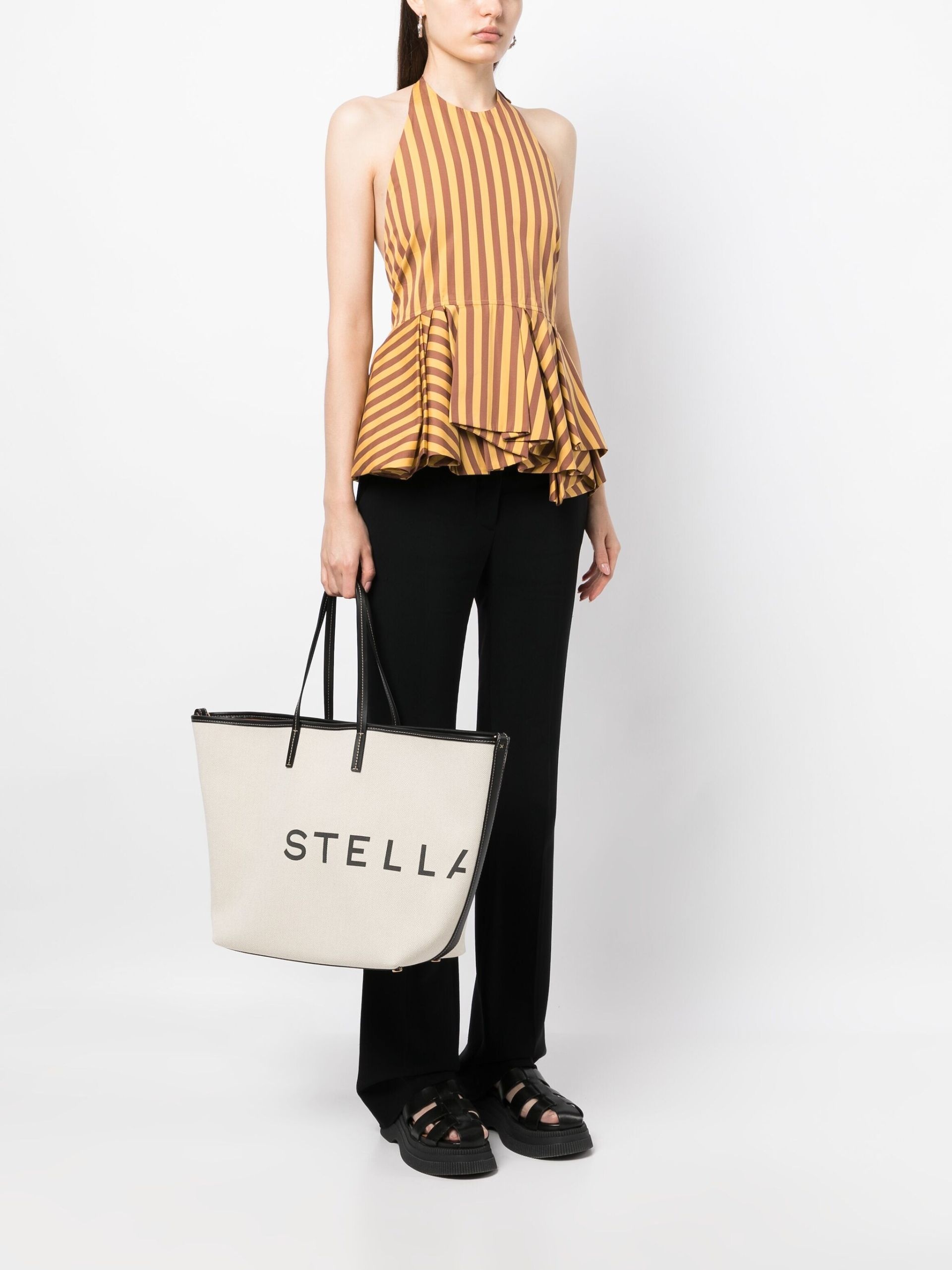 Neutral Logo-Print Organic Cotton Tote Bag - 2