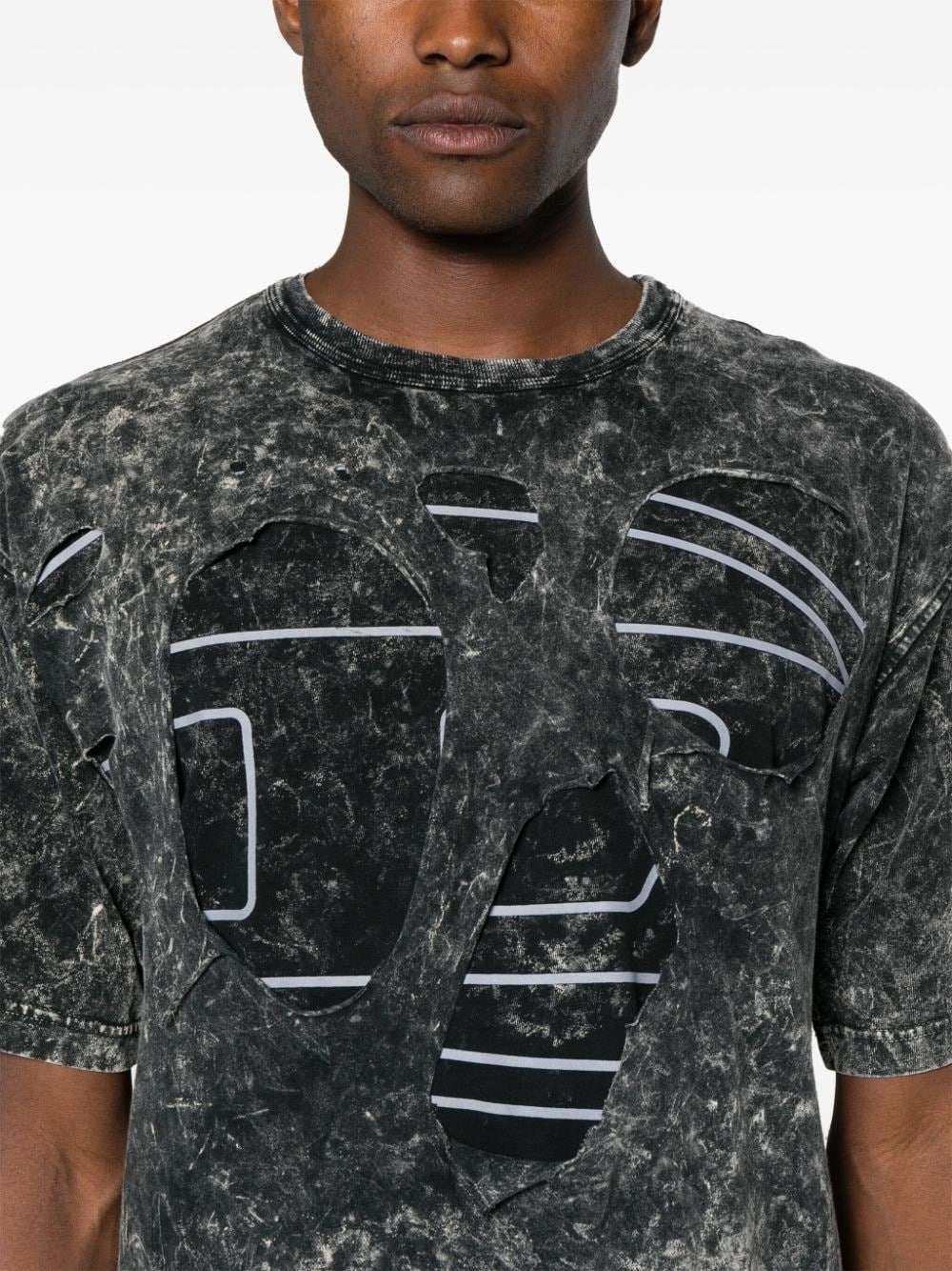 T-BOXT cut-out T-shirt - 5