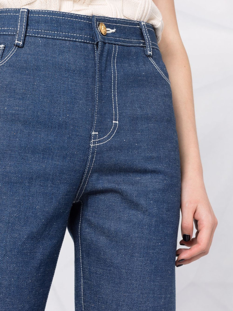 straight-leg denim jeans 5