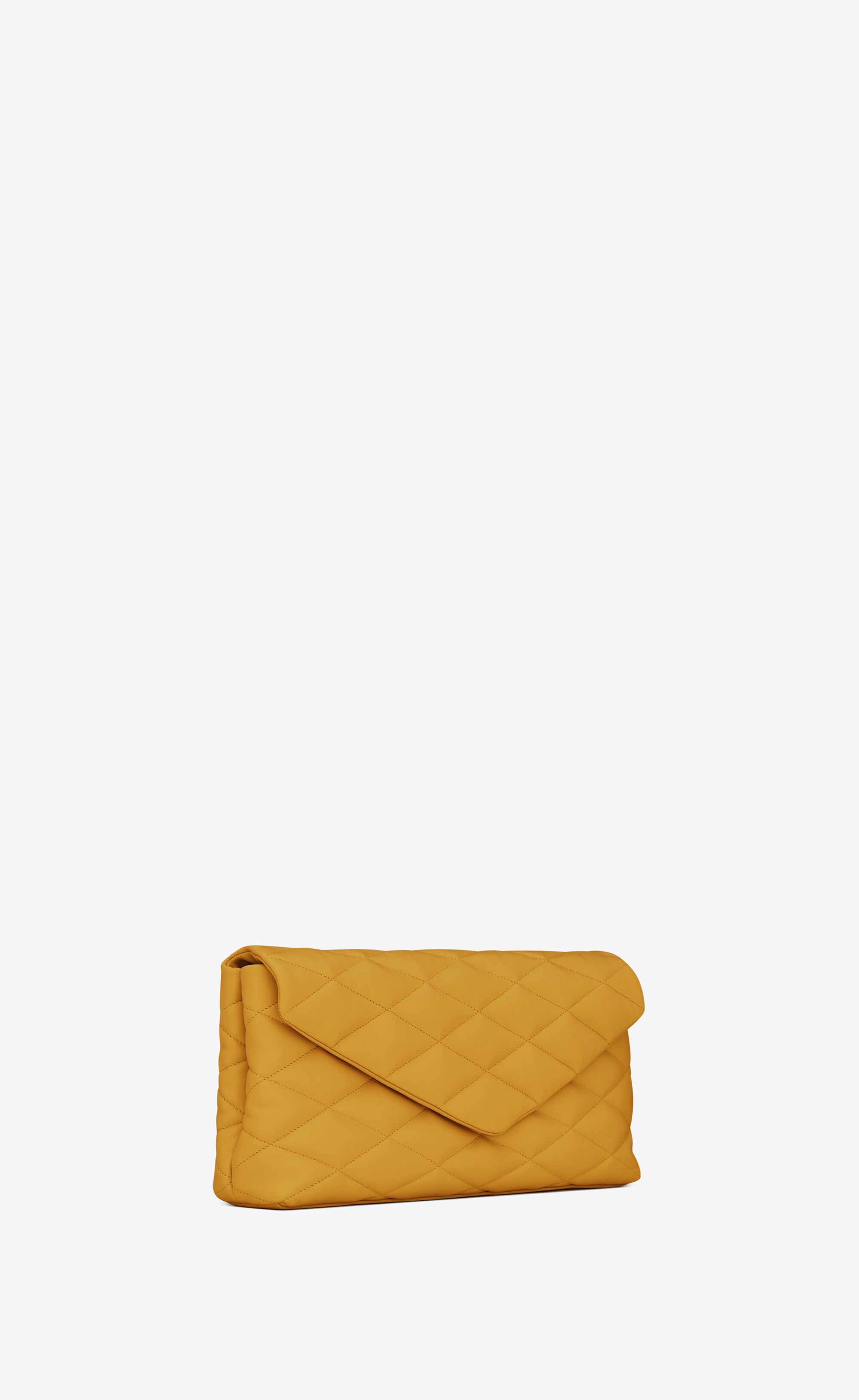 sade puffer envelope clutch in lambskin - 5