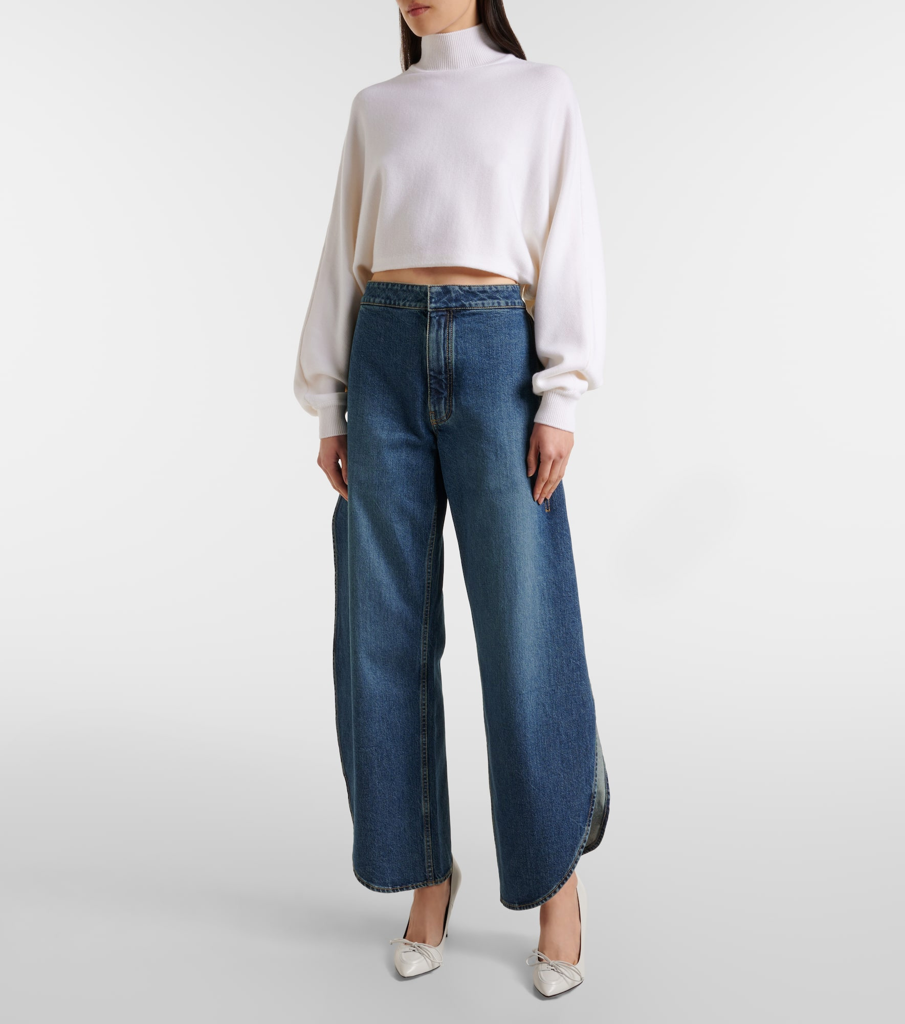 Wool turtleneck sweater - 2