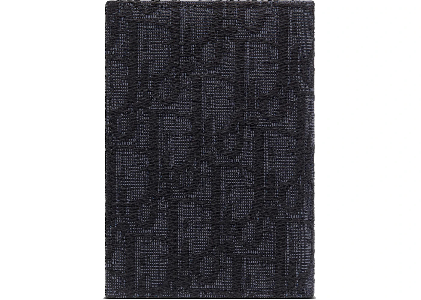 Dior Bi-Fold Card Holder Oblique Jacquard Black - 2