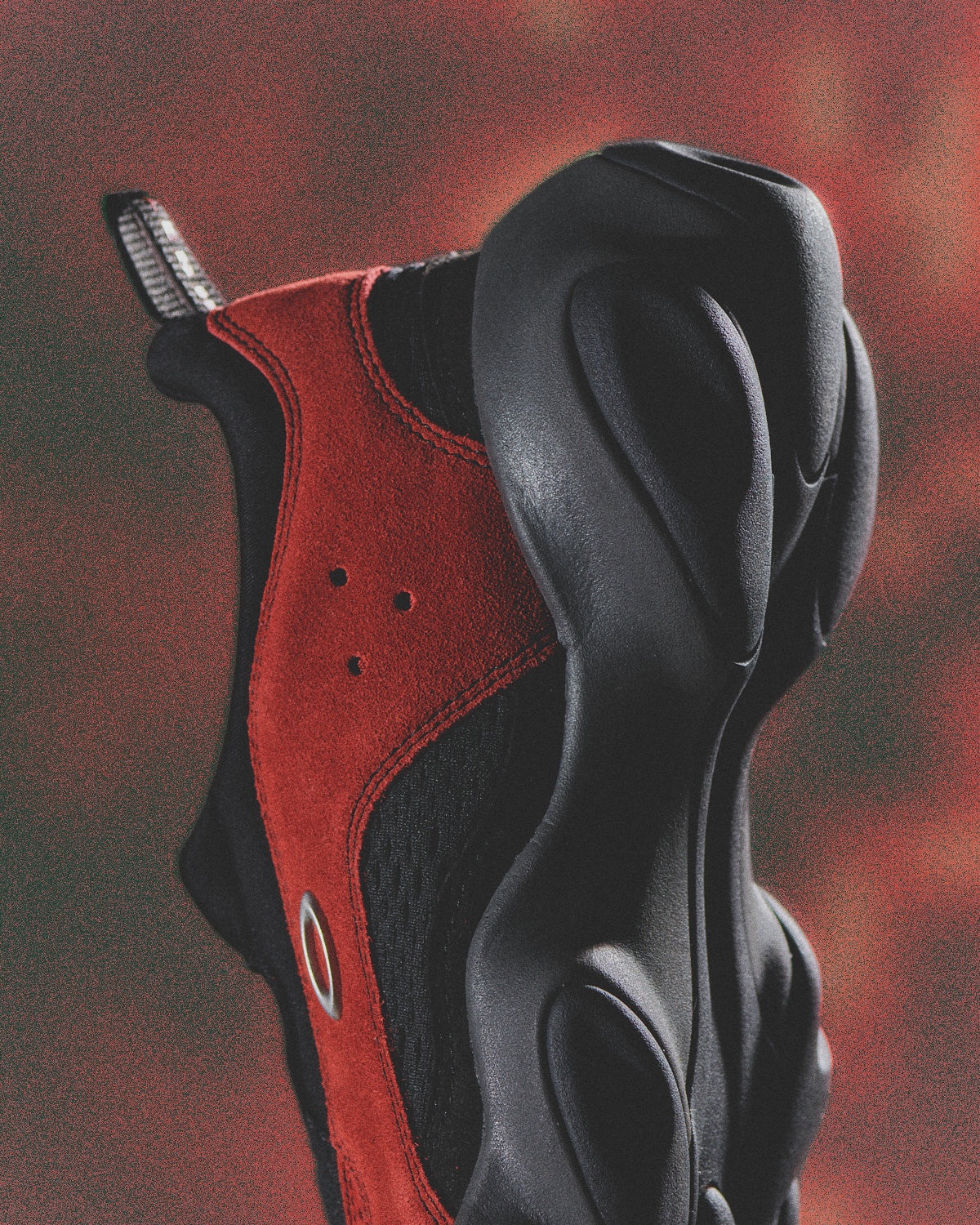 Oakley Factory Team Suede Flesh Sandal - Lava/Black - 7