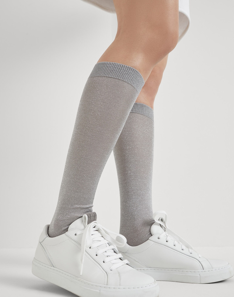Sparkling knit socks 3