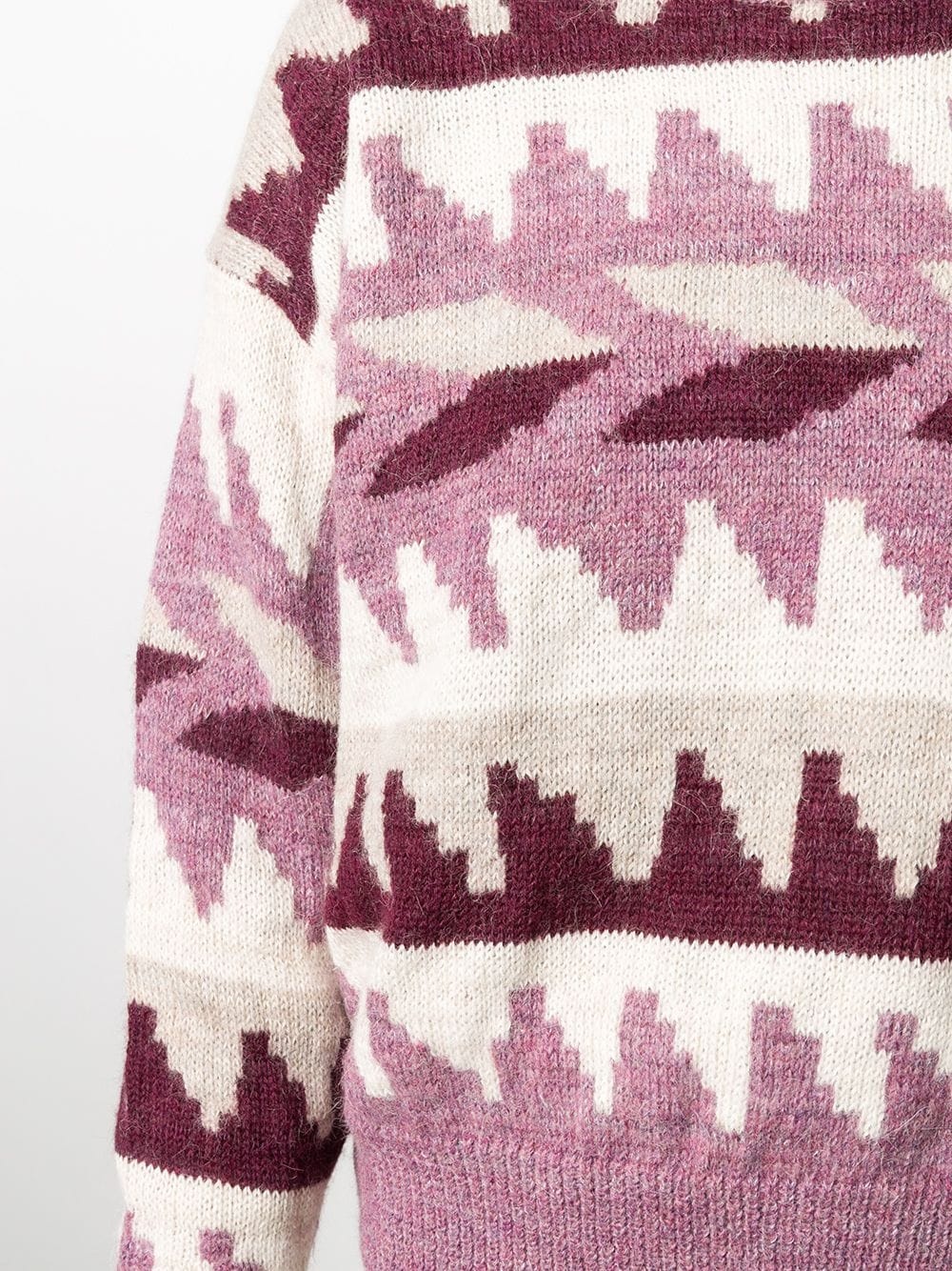 geometric print jumper - 5