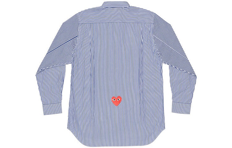 COMME des GARCONS PLAY x CDG Striped Shirt 'Blue' AE-B102-051-1 - 2