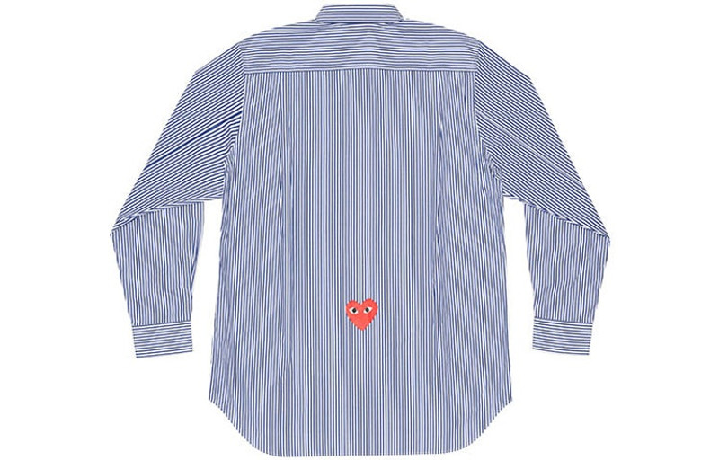 Comme des Garçons PLAY COMME des GARCONS PLAY x CDG Striped Shirt 'Blue' AE-B102-051-1 outlook
