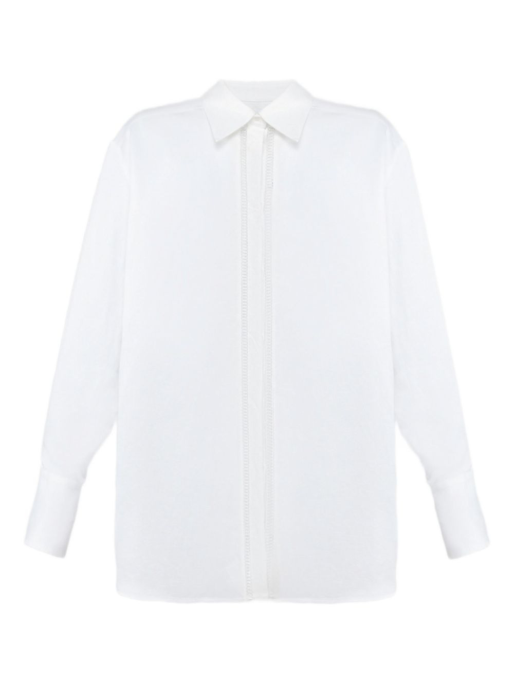 long-sleeve collared shirt - 1