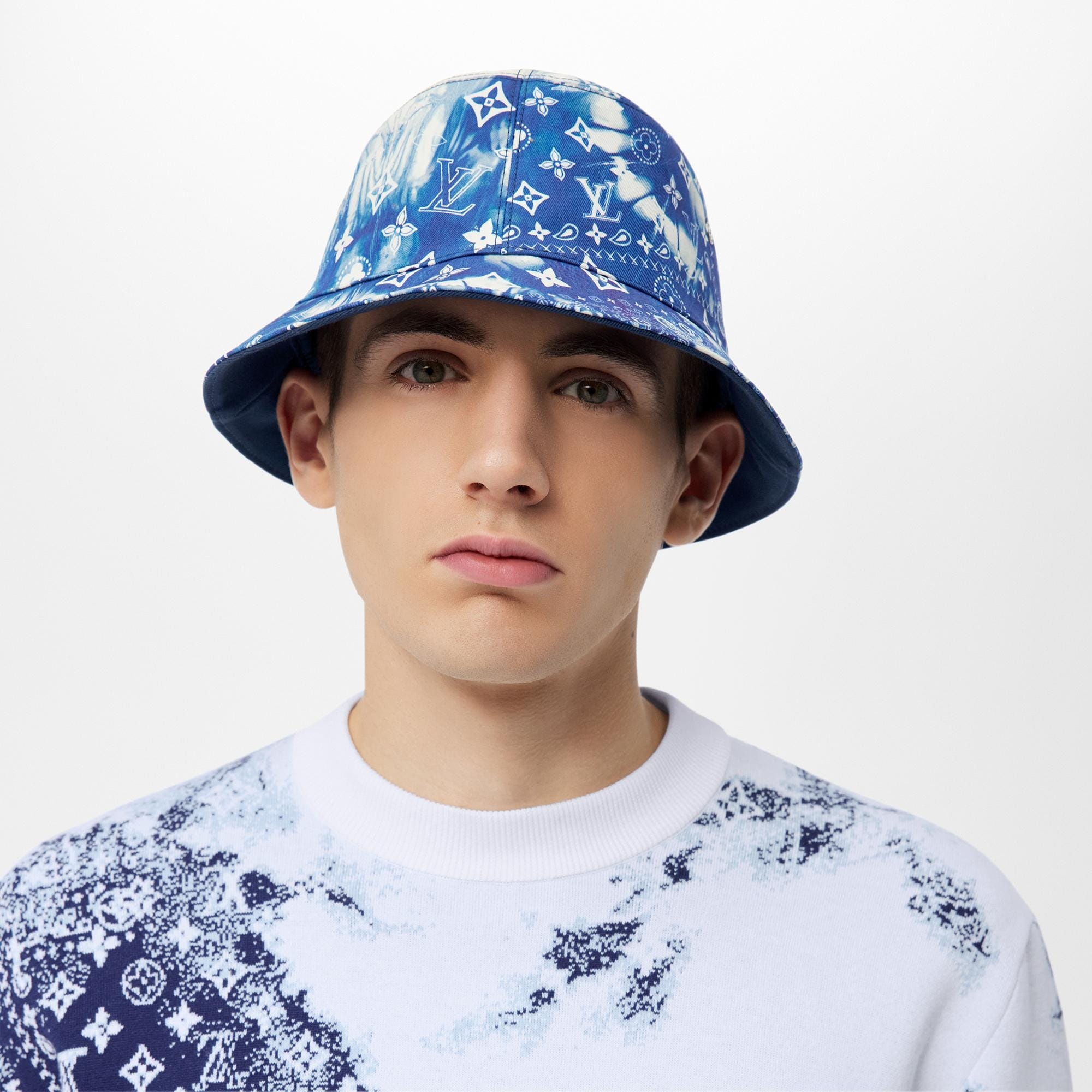 Monogram Bandana Bucket Hat - 2