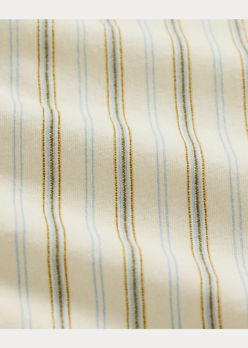 Striped Linen-Cotton Jersey Shirt 4