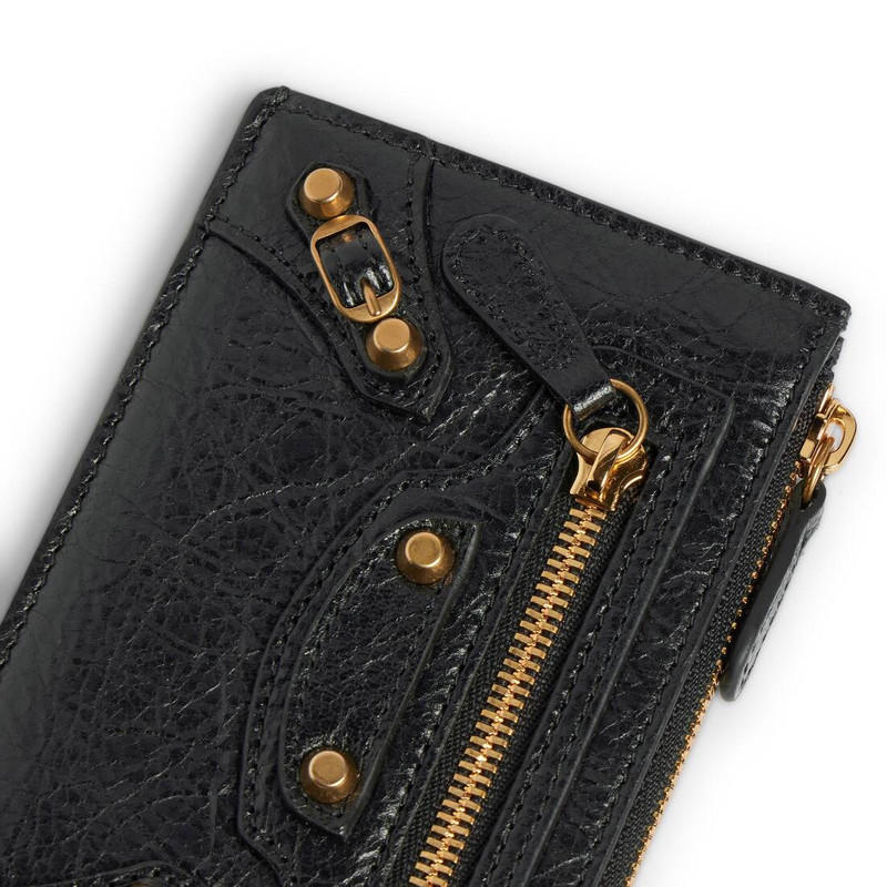 Women's Le City Long Coin And Card Holder in Black 4