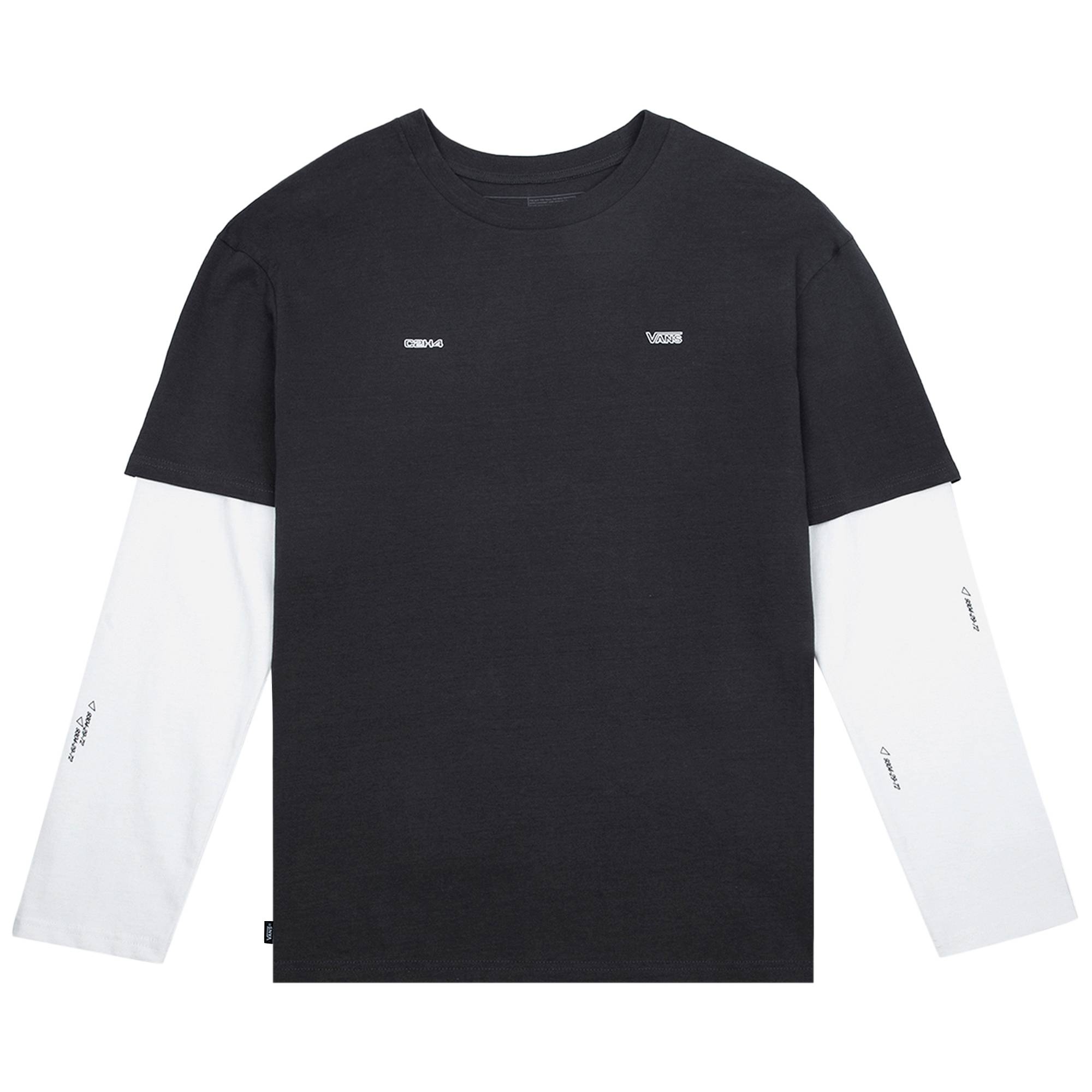 C2H4 x Vans Vol.2 Off The Wall Twofer Tee 'Black/White' - 1