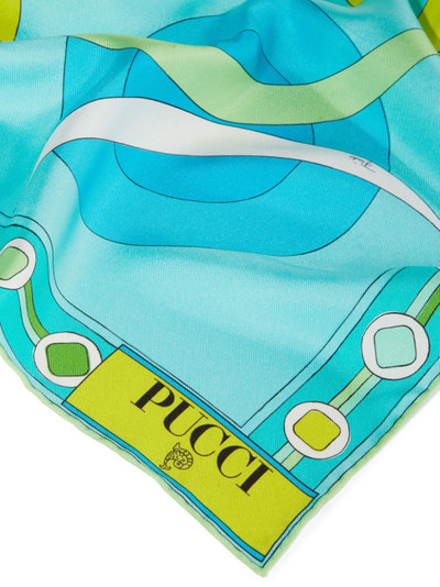 PUCCI large Vivara-print silk scarf outlook