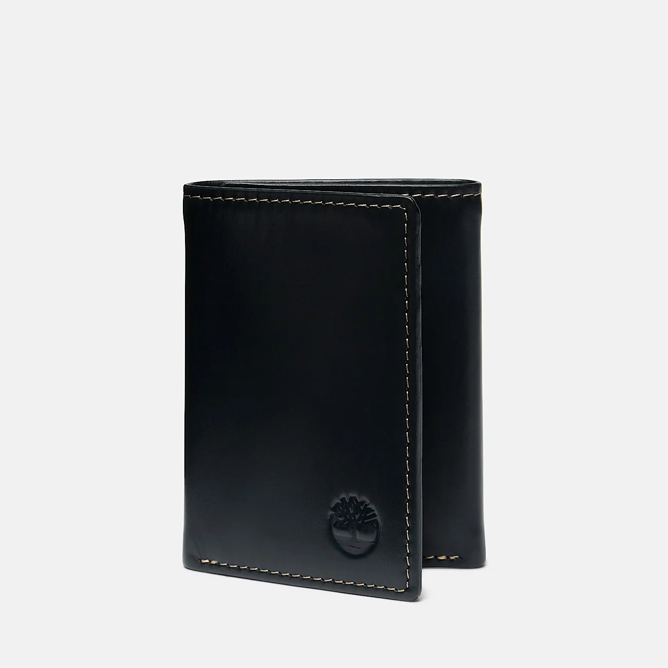 Men's Smooth Leather Trifold Wallet - 1