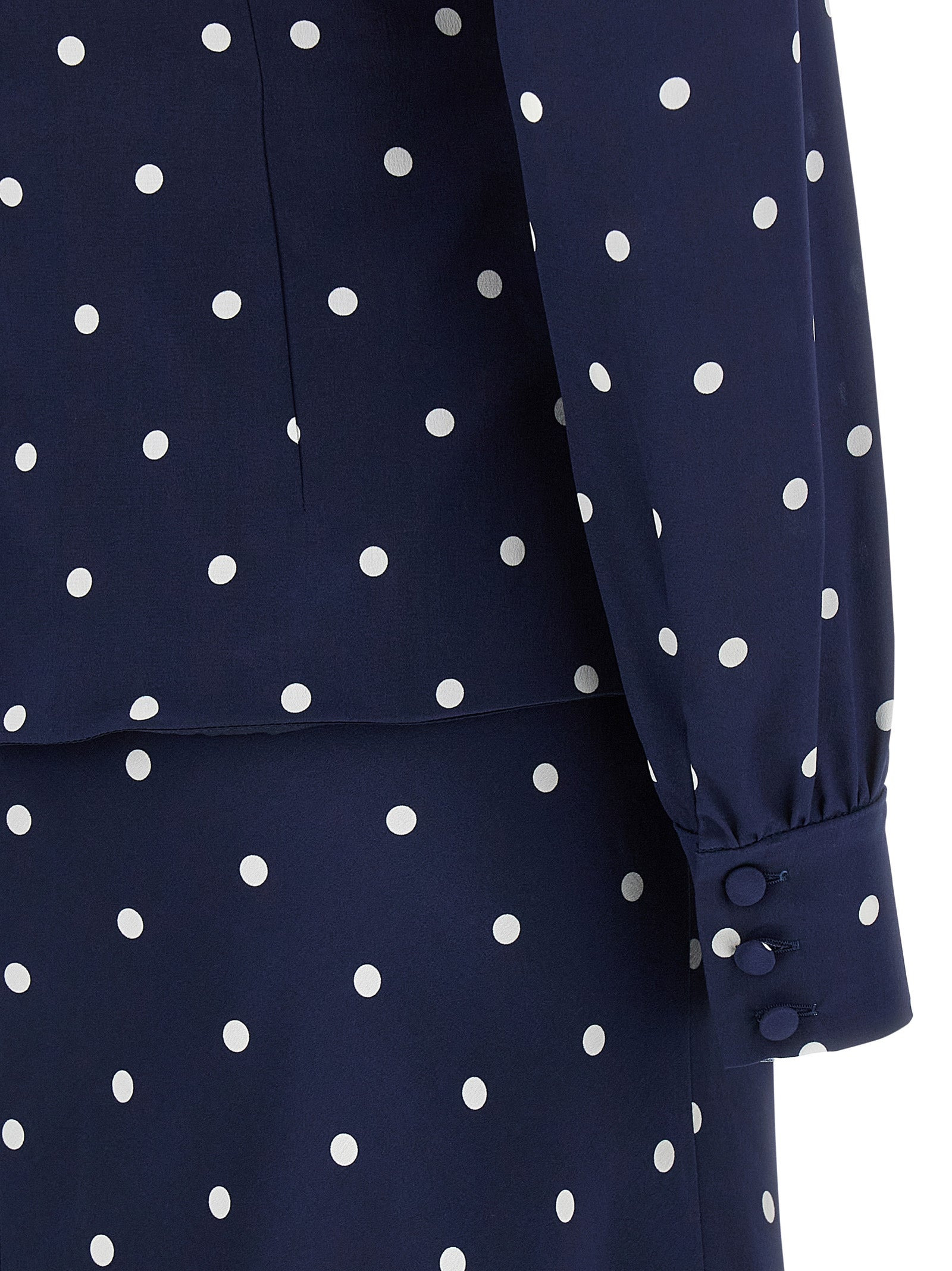 Polka Dot Dress Dresses Blue - 4