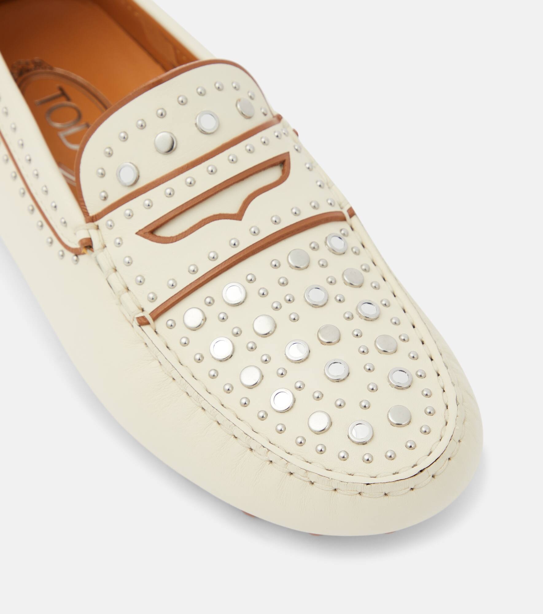 Gommino studded leather moccasins - 6
