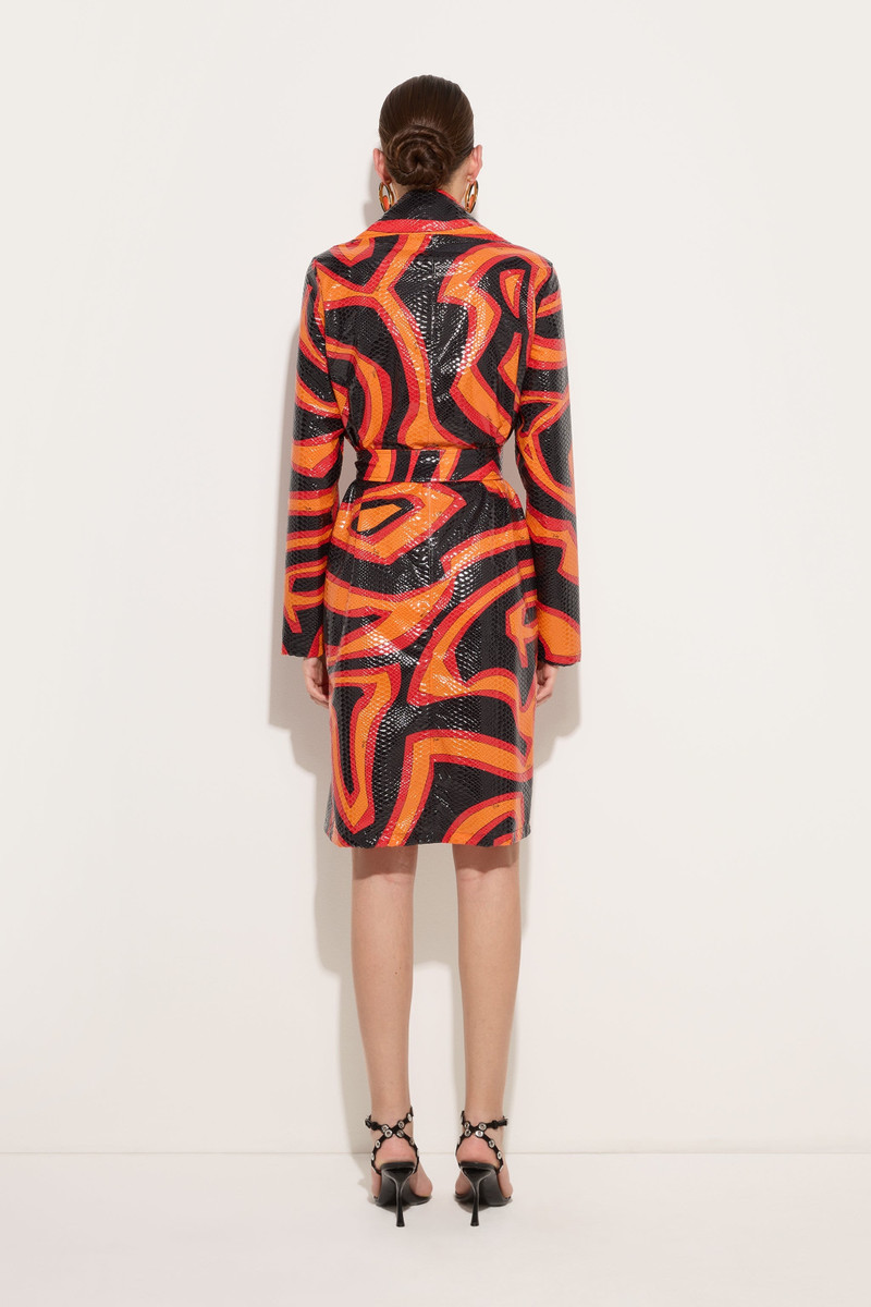 LABIRINTO PRINT TRENCH COAT 4