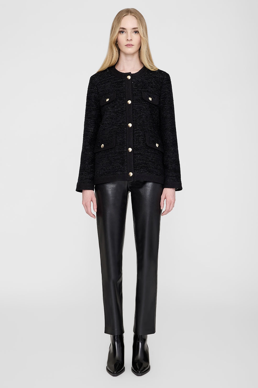 Lydia Jacket - Black Shine - 5