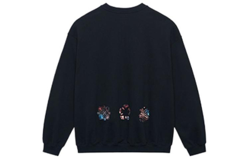 Li-Ning Li-Ning BadFive Changan Boy Graphic Sweatshirt 'Black' AWDSI47-2 outlook