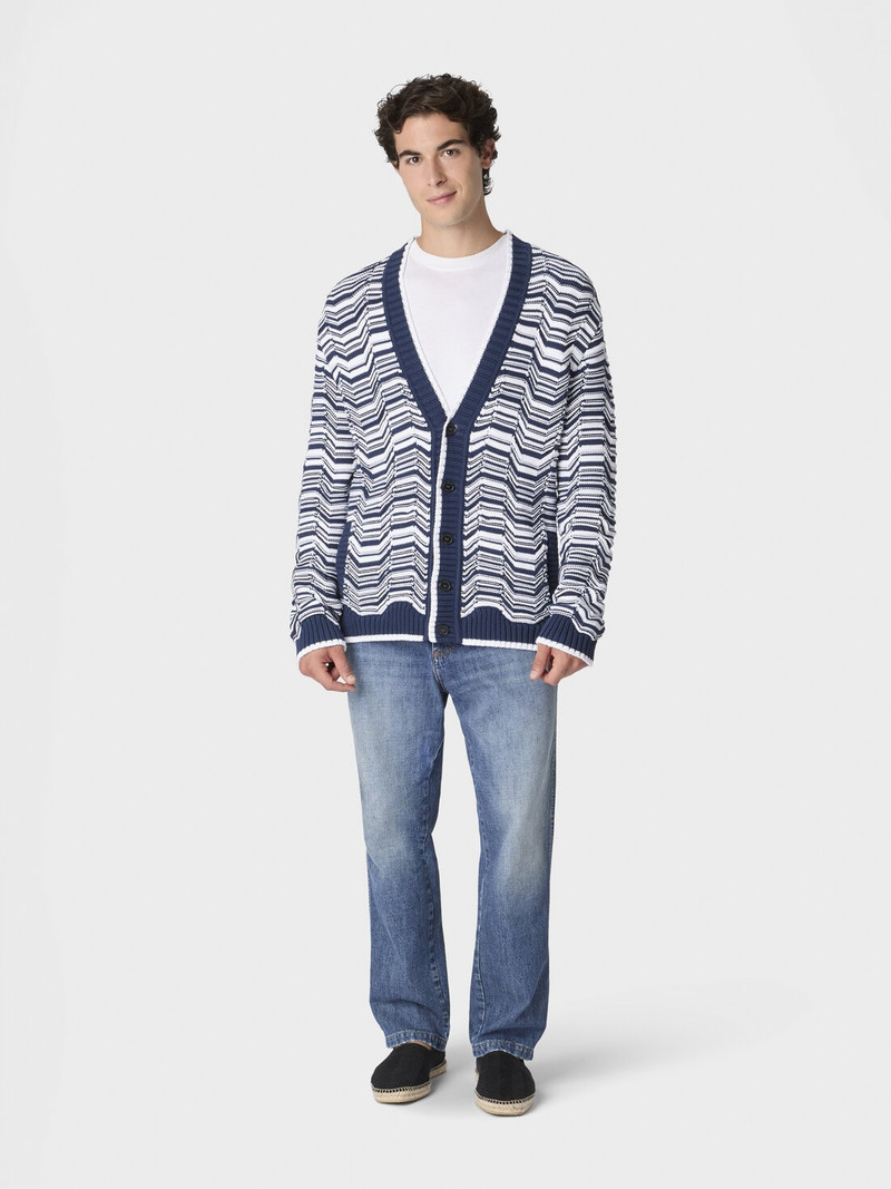 Missoni Cotton-blend cardigan with Greek motif outlook